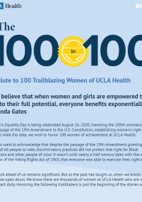 UCLA – The 100 in 100
