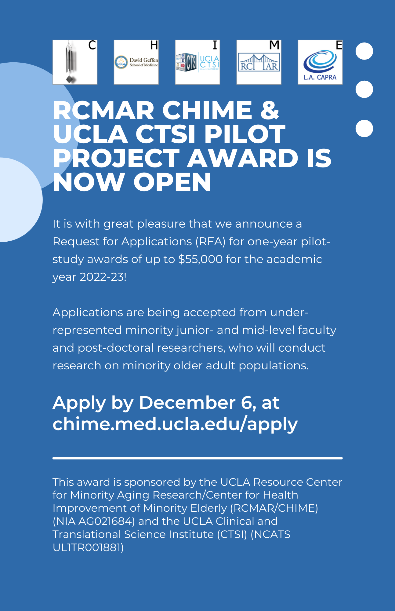 You are currently viewing Pilot Project Award is Now Open!