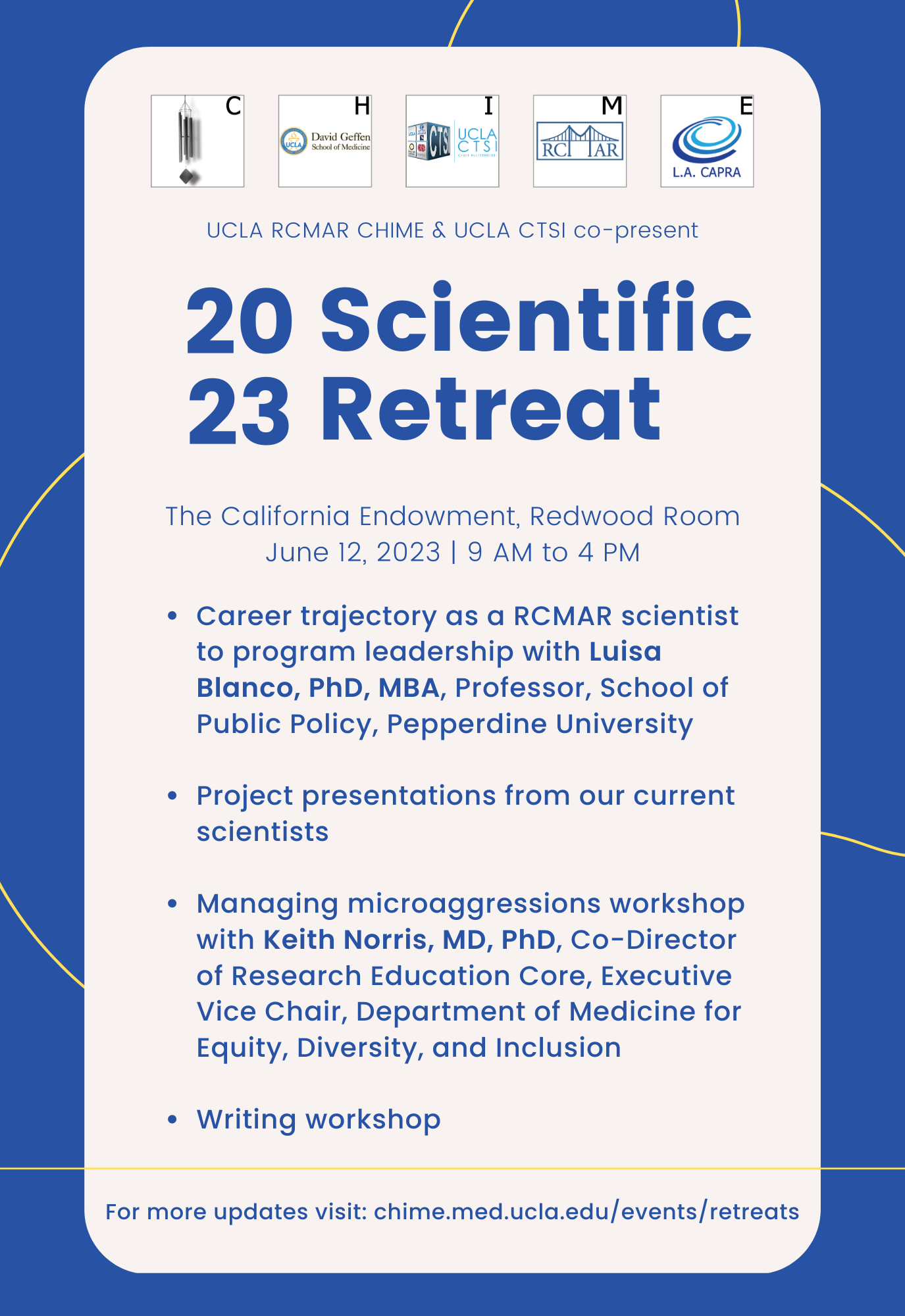 You are currently viewing Register for the 2023 Scientific Retreat